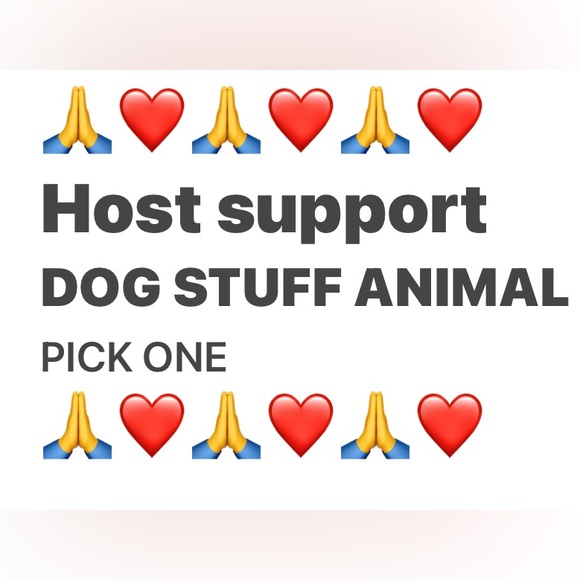 HOST SUPPORT DOG STUFF ANIMAL - Picture 2 of 4